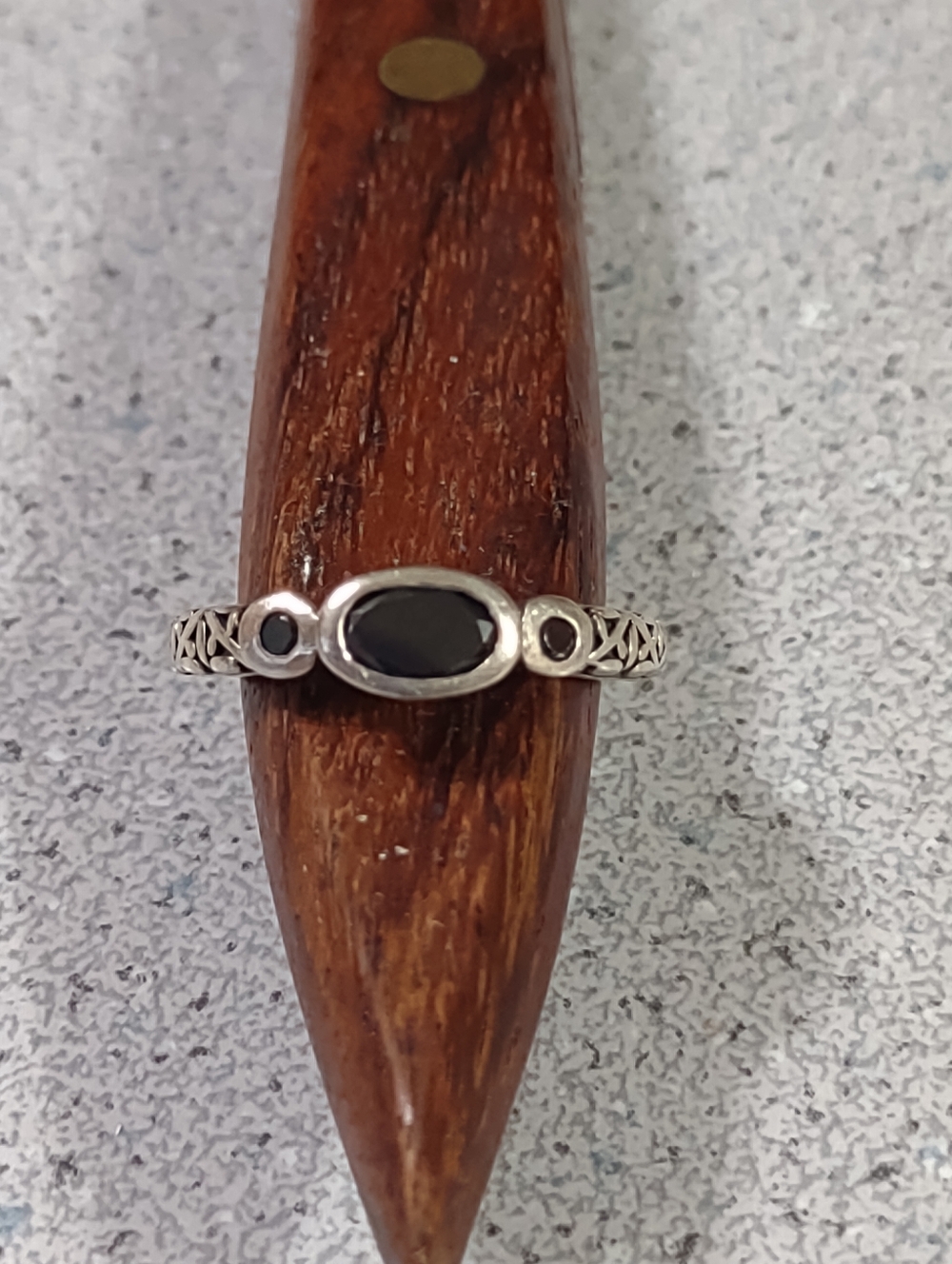 Silpada Black CZ Ring(7)